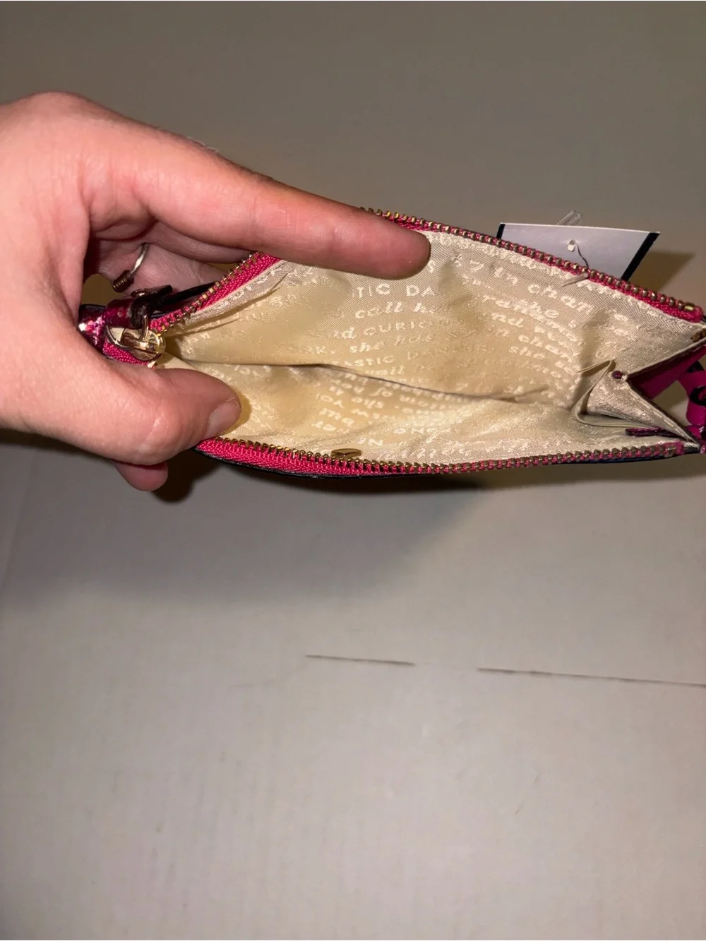 Kate Spade Glitter Bug Slim Bee Wristlet Pink Glitter PWRU4630 2015
